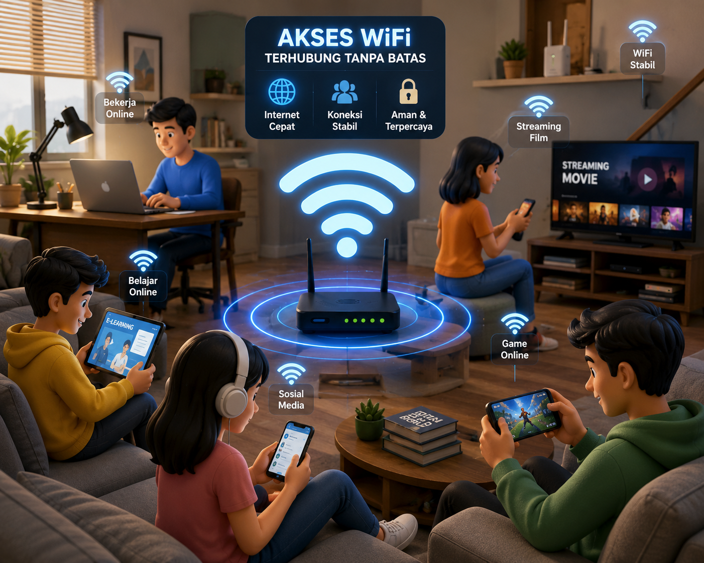 WiFi di Zaman Digital: Menjadi Jembatan Menuju Kehidupan yang Lebih Modern