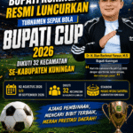 Bupati Kuningan Resmi Luncurkan Turnamen Sepak Bola Bupati Cup 2026, Diikuti 32 Kecamatan se-Kabupaten Kuningan