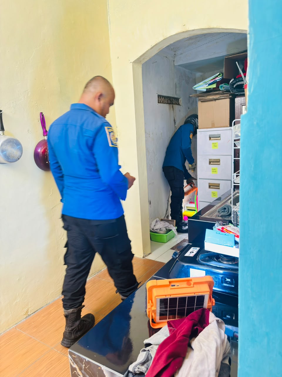ular masuk rumah warga