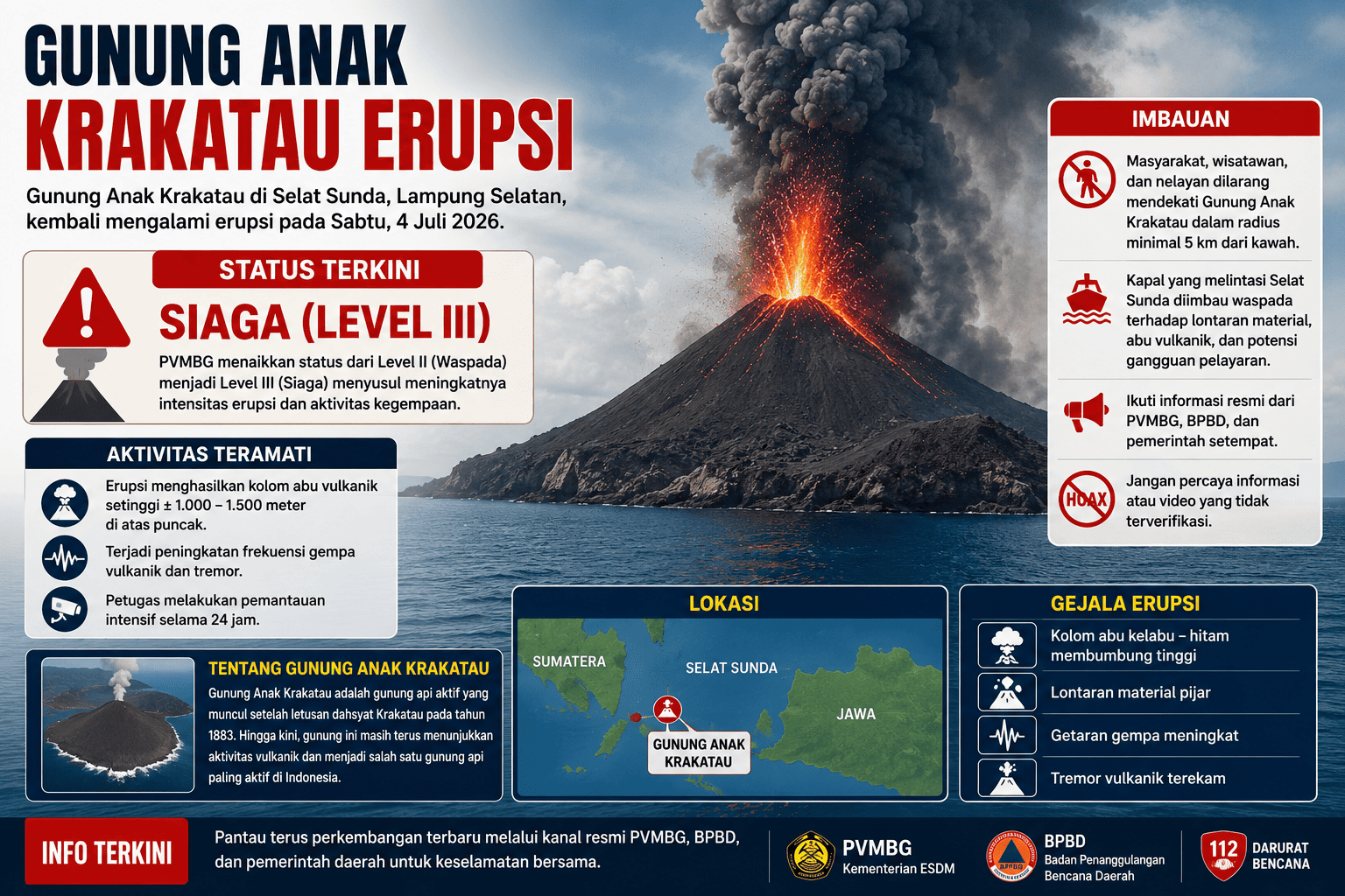 erupsi gunung krakatau