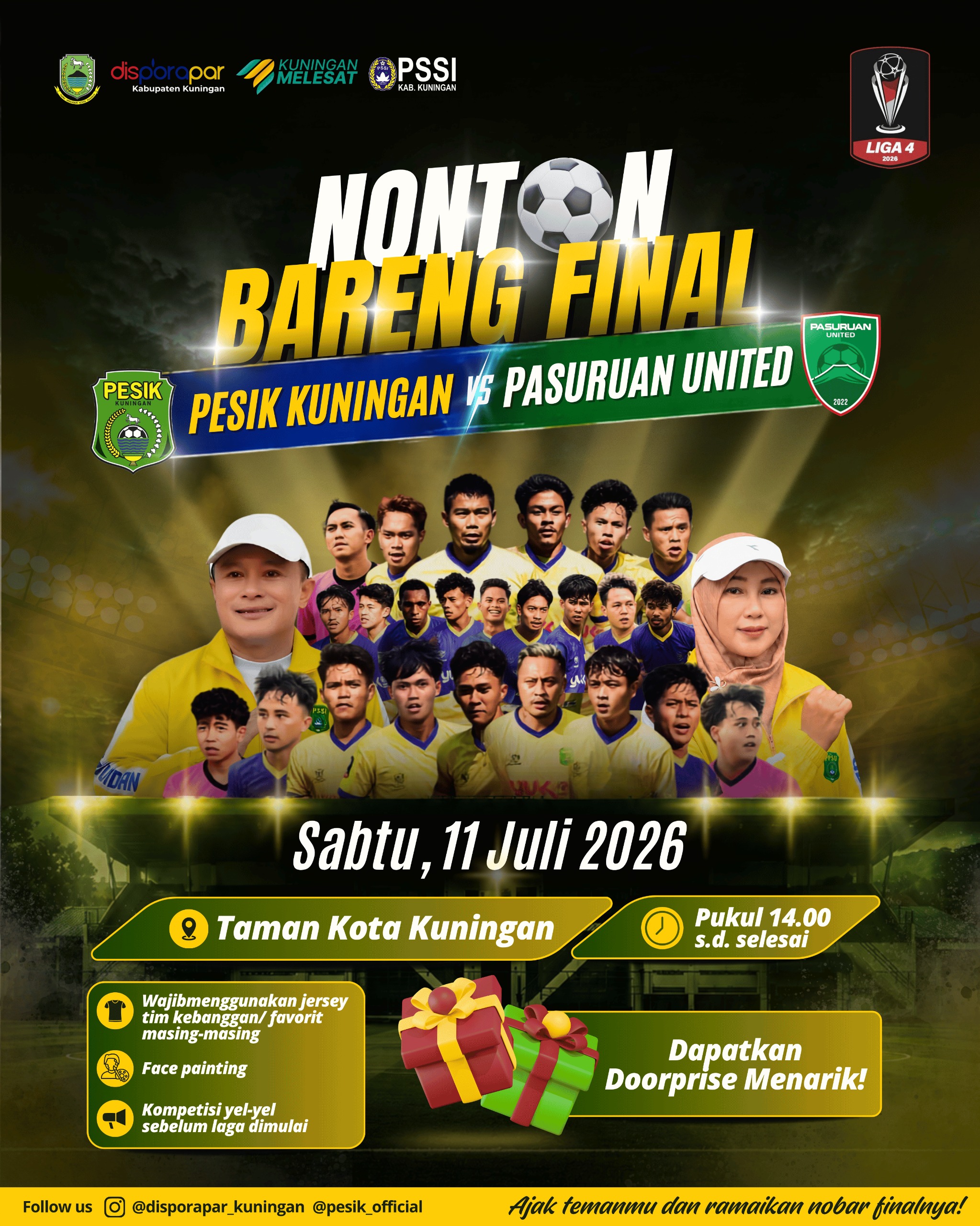 nobar pesik vs pasuruan