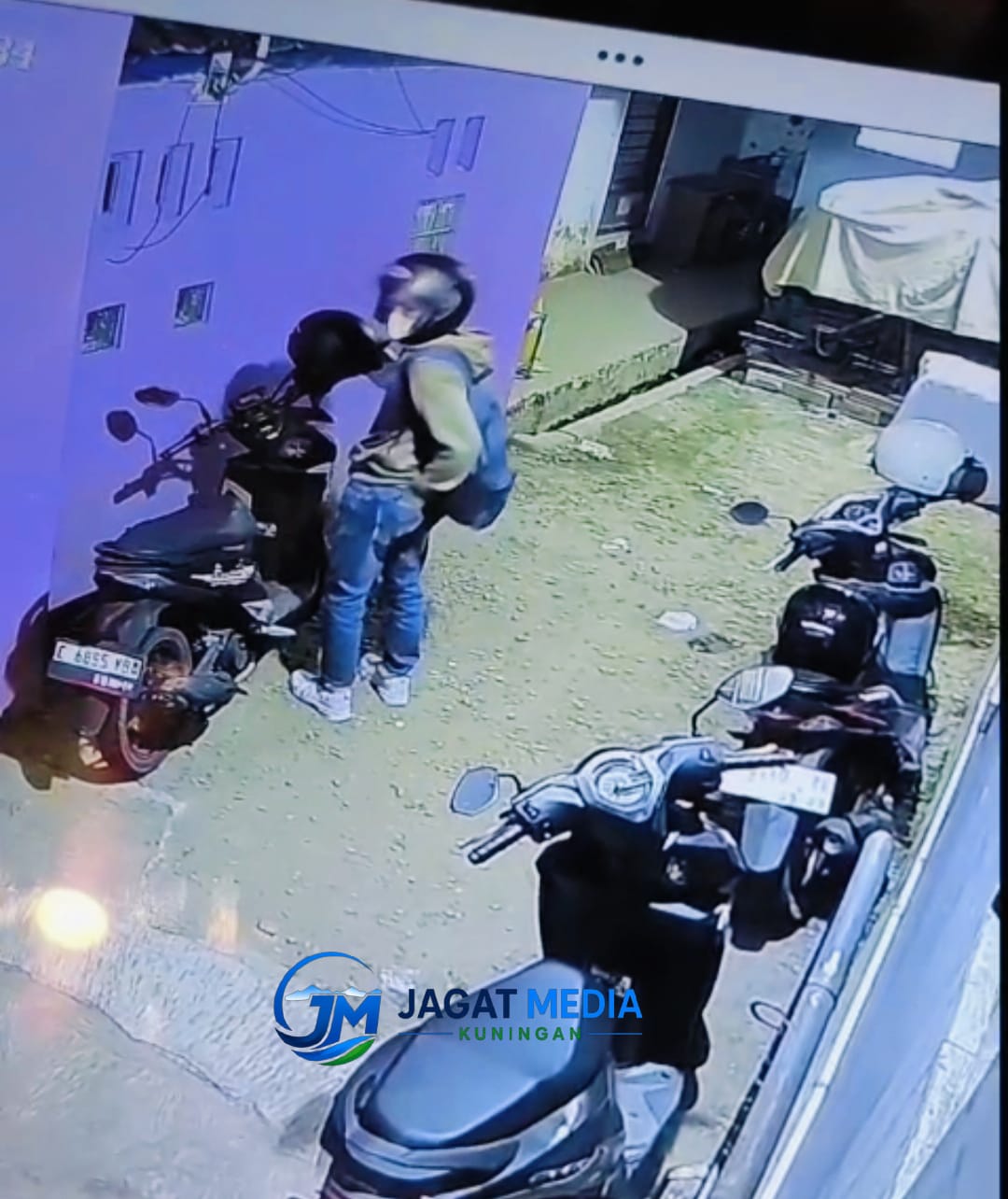 Aksi Curanmor di Ciporang Kuningan, Honda Beat Hilang Saat Diparkir di Cafe Alisha
